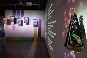 Projeções na Exposição Caminhos da Fé - Memorial Marista - Curitiba