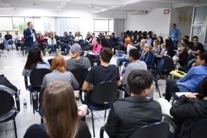 Fala do June durante Encontro Juventude e Vocação 2020